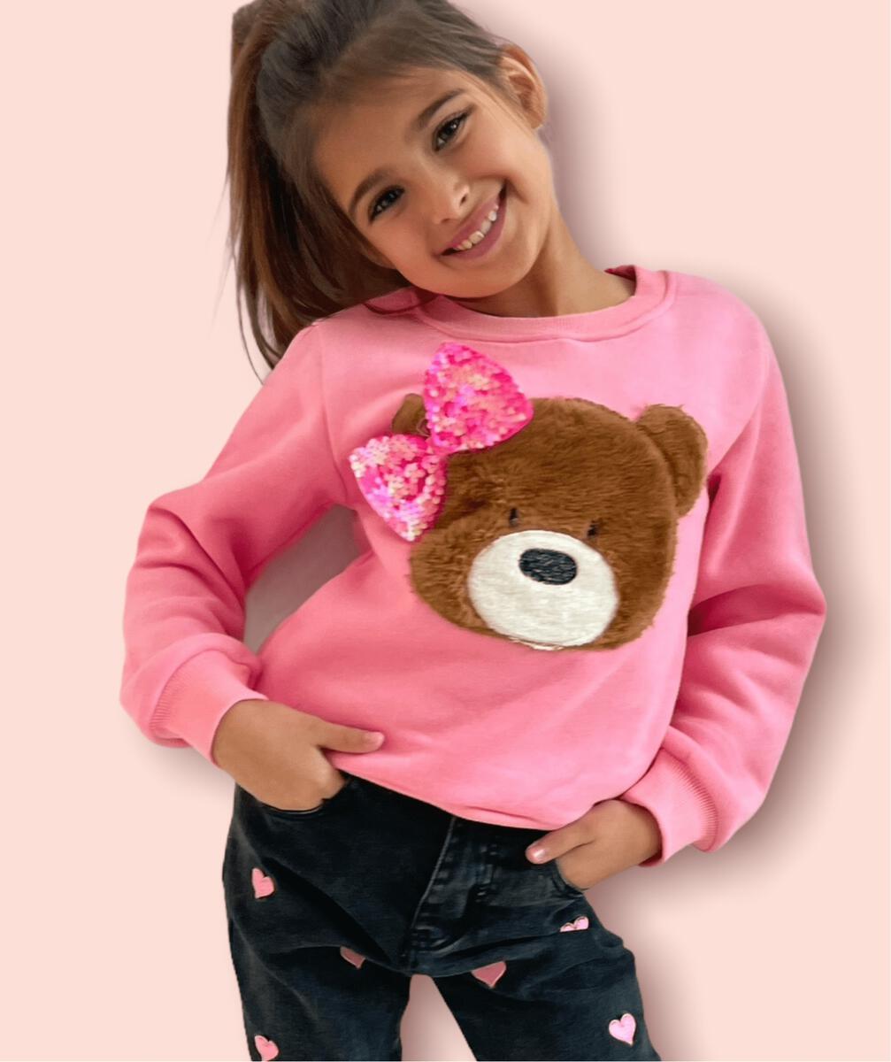 Lola + The Boys Teddy Bow Sweatshirt