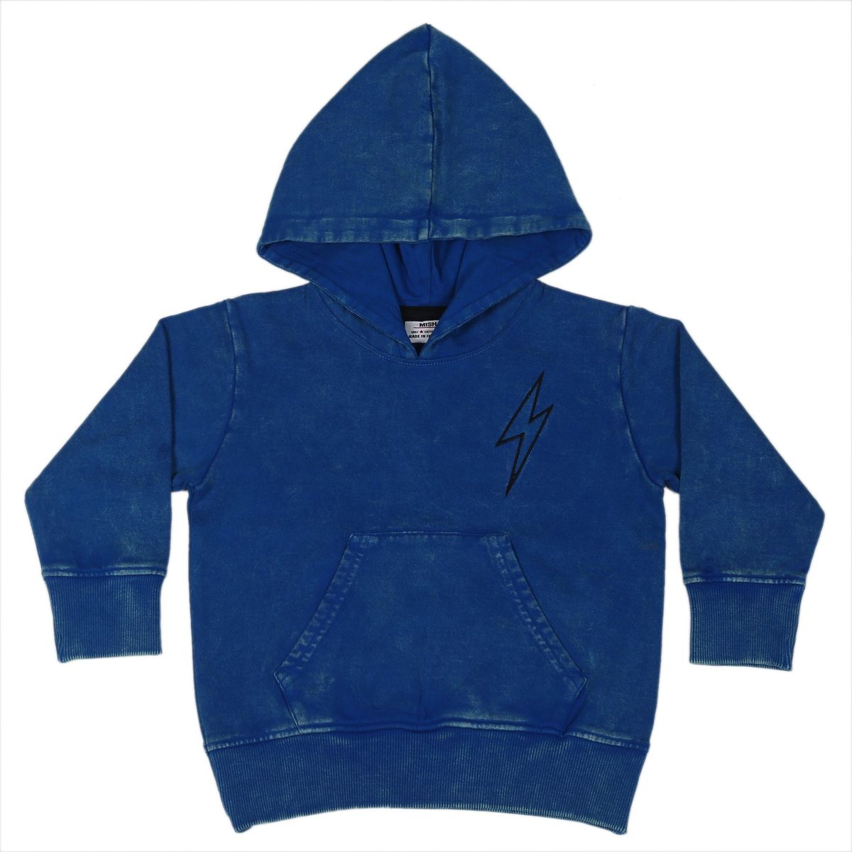 Lightning Cobalt Enzyme Pullover Hoodie