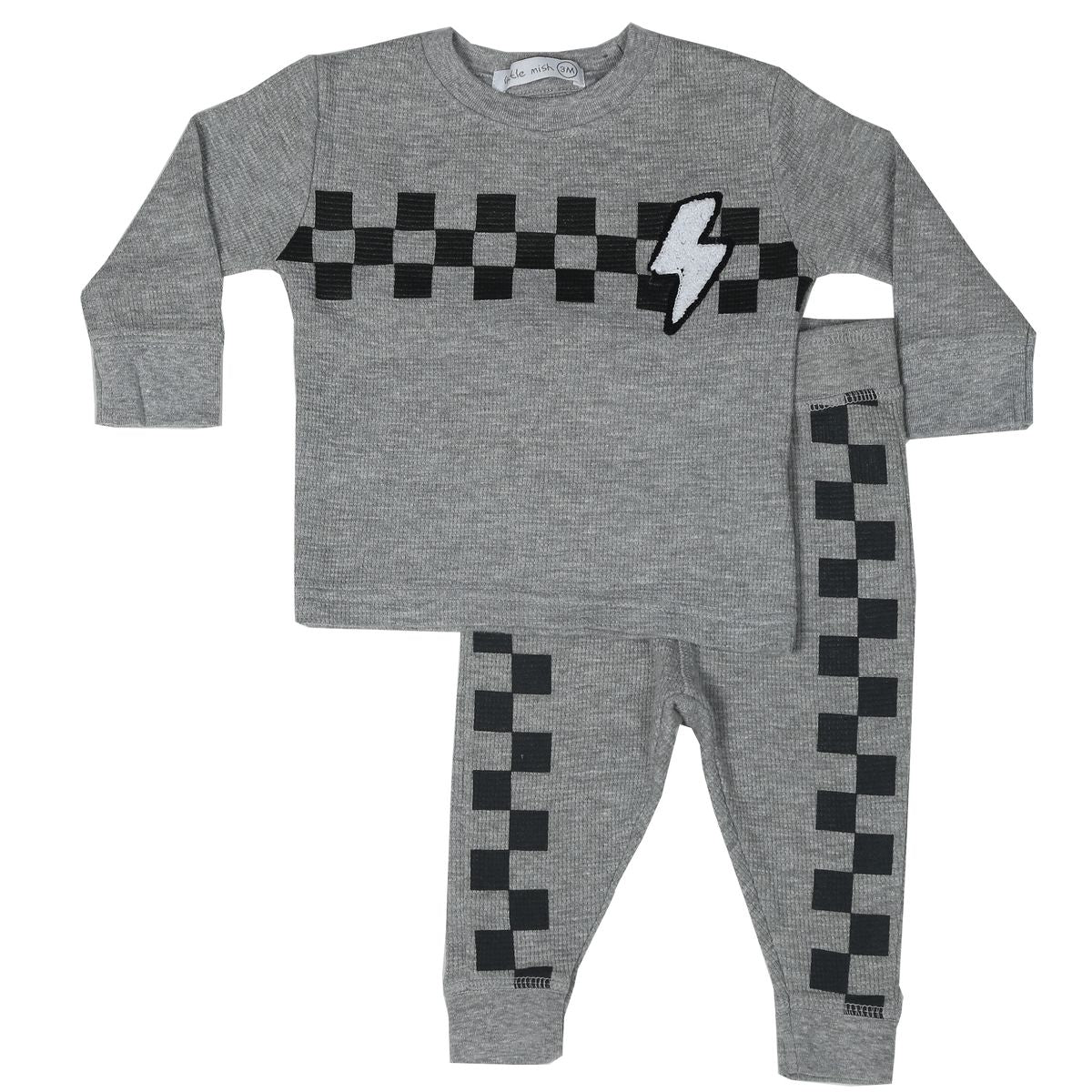 Bolt Patch Thermal Shirt and Jogger Set