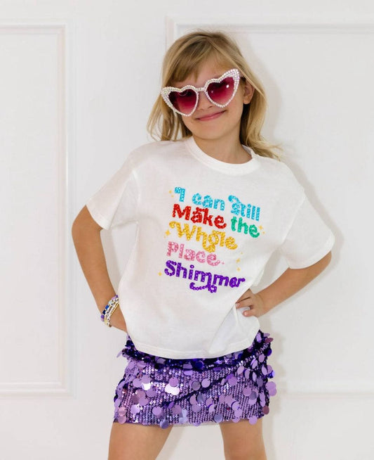 Shimmer Rainbow Gem Crystal T-shirt