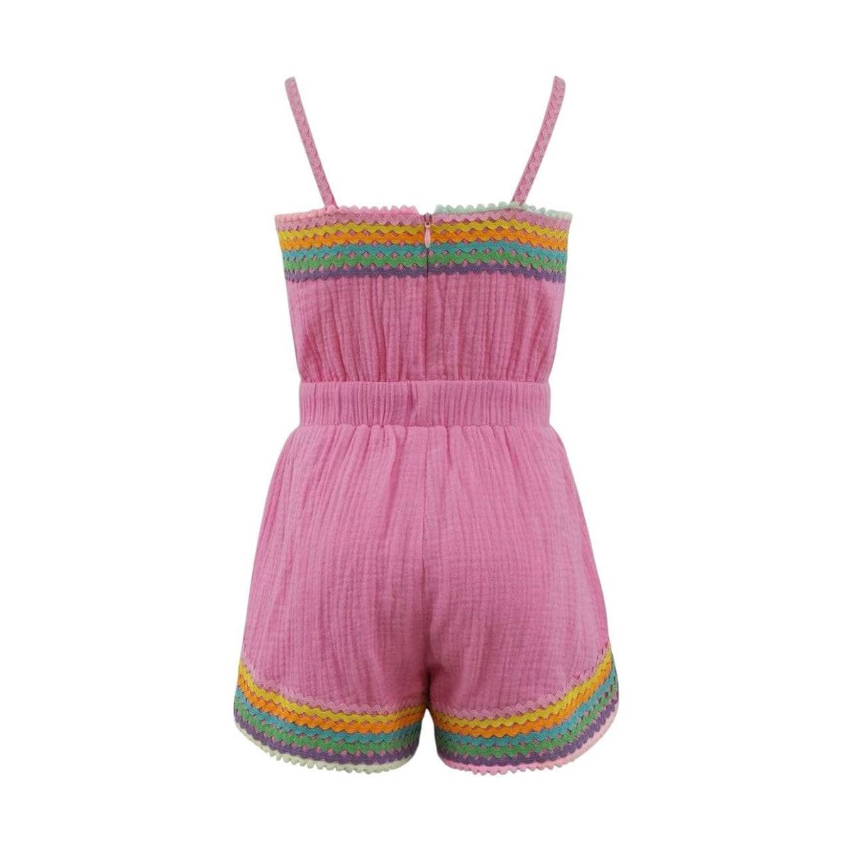 Pink Rainbow Summer Romper