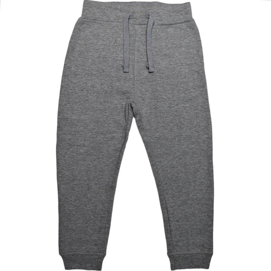 Heather Grey Solid Jogger Pants
