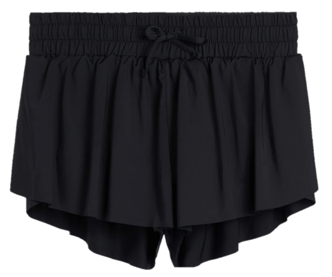 Black Flyaway Short