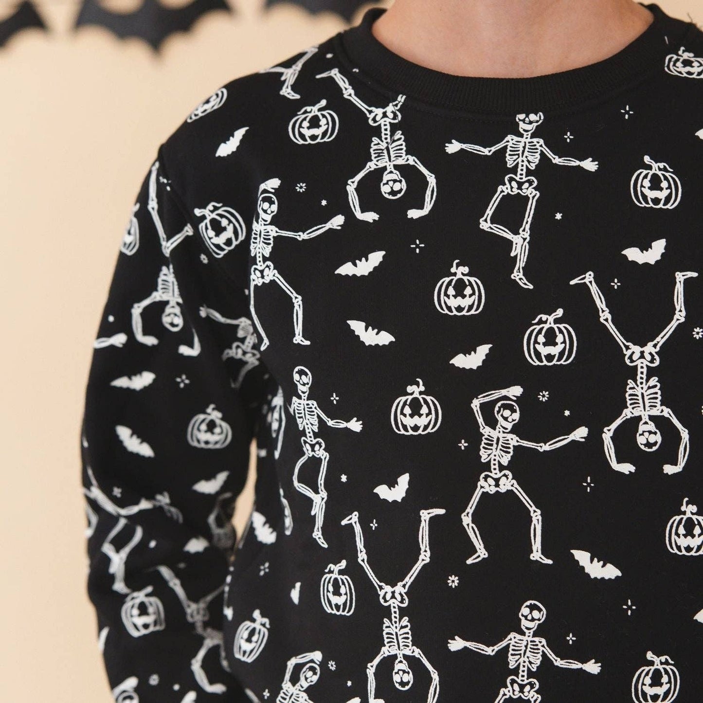 Glow In The Dark Silly Skelly Sweatshirt (Infant)