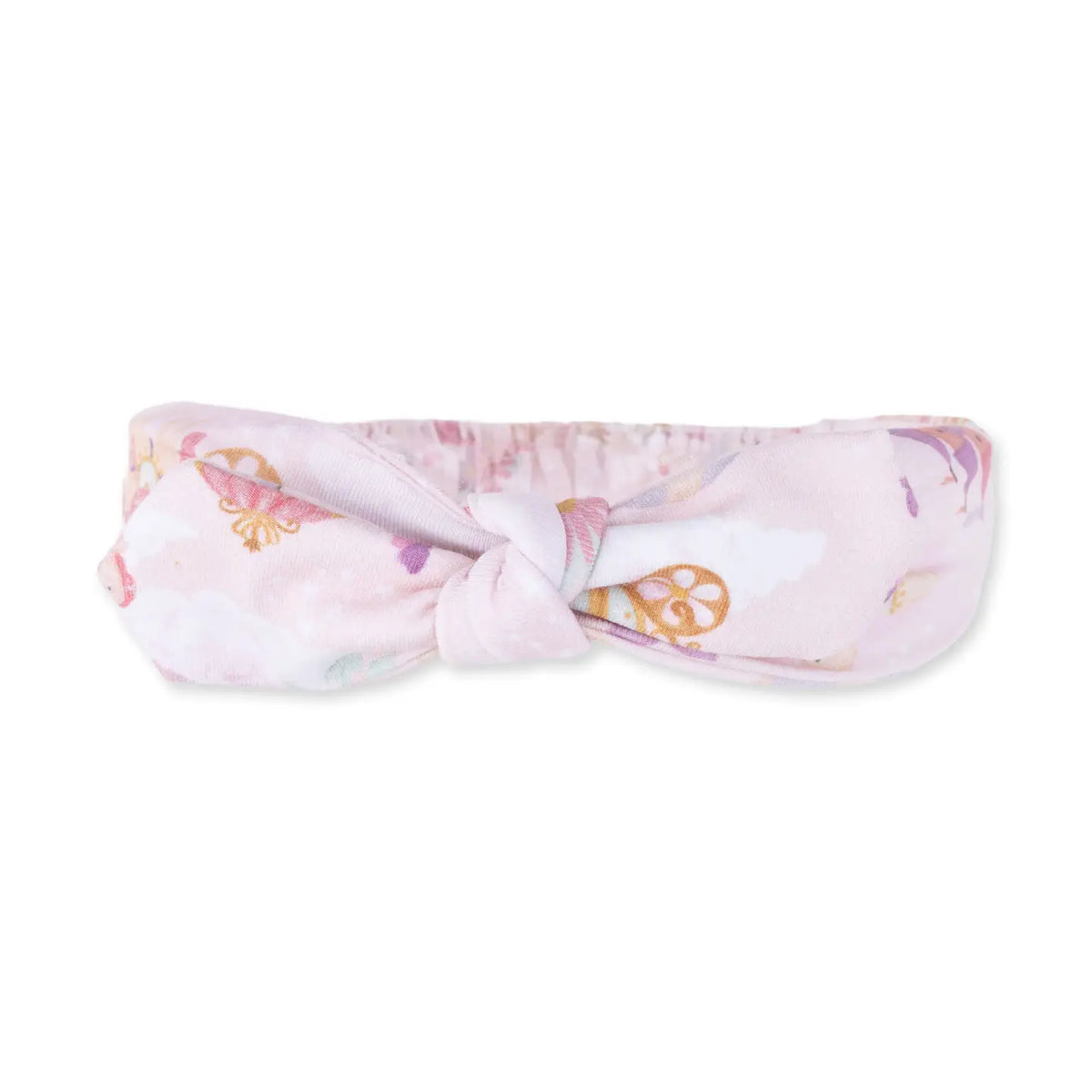 Princess Storytime Bamboo Ruffle Footie + Bow Set
