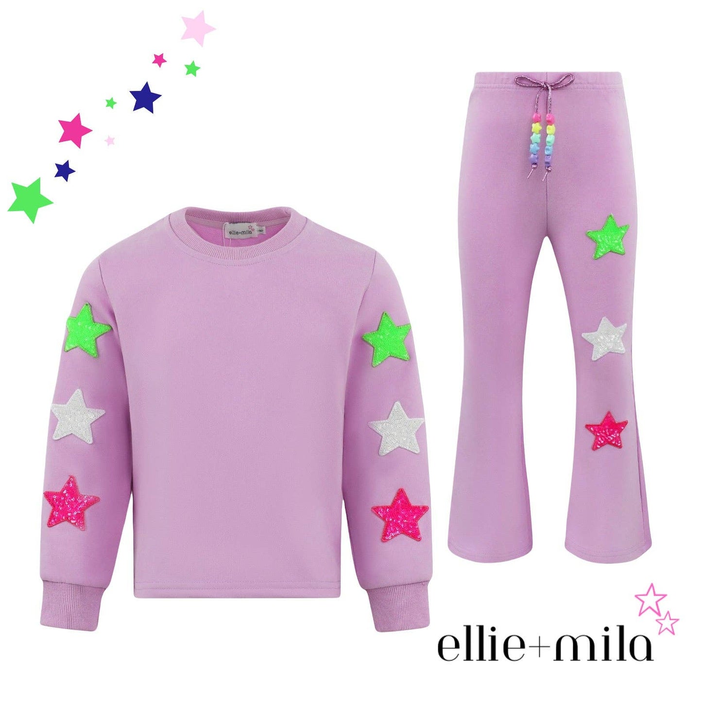 Pink Star Girl Set