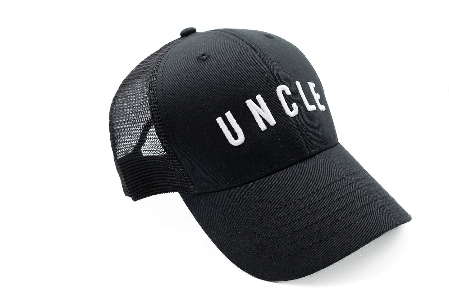 Black Uncle Snapback Hat