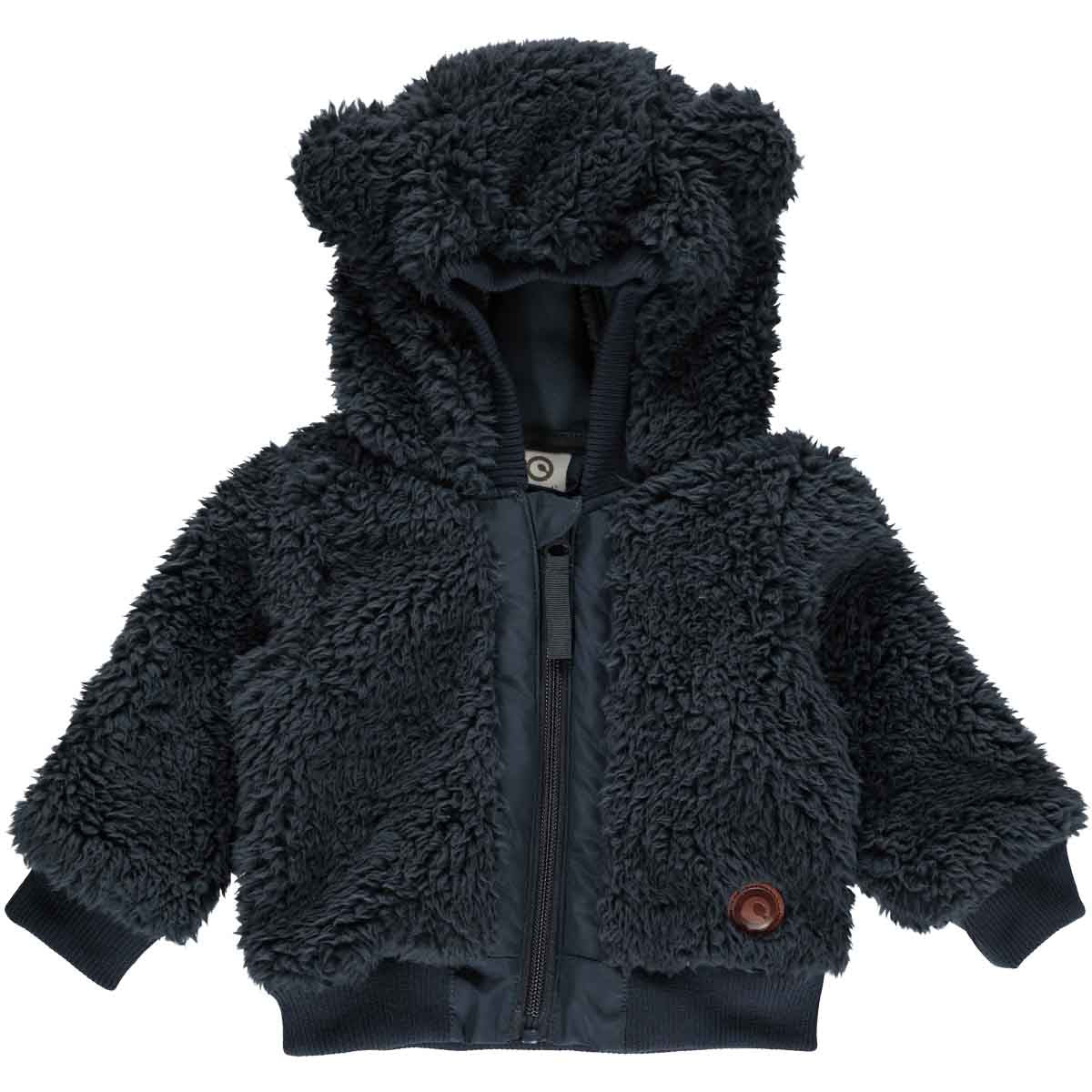 Night Blue Fleece Jacket with Ears