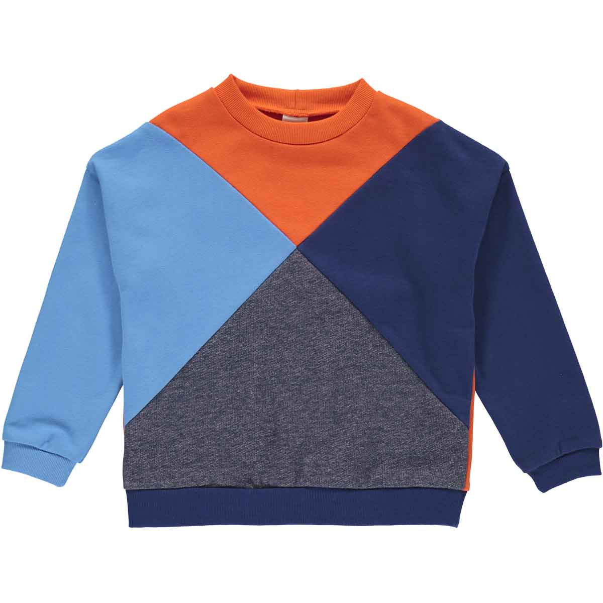 Point Color Block Sweatshirt