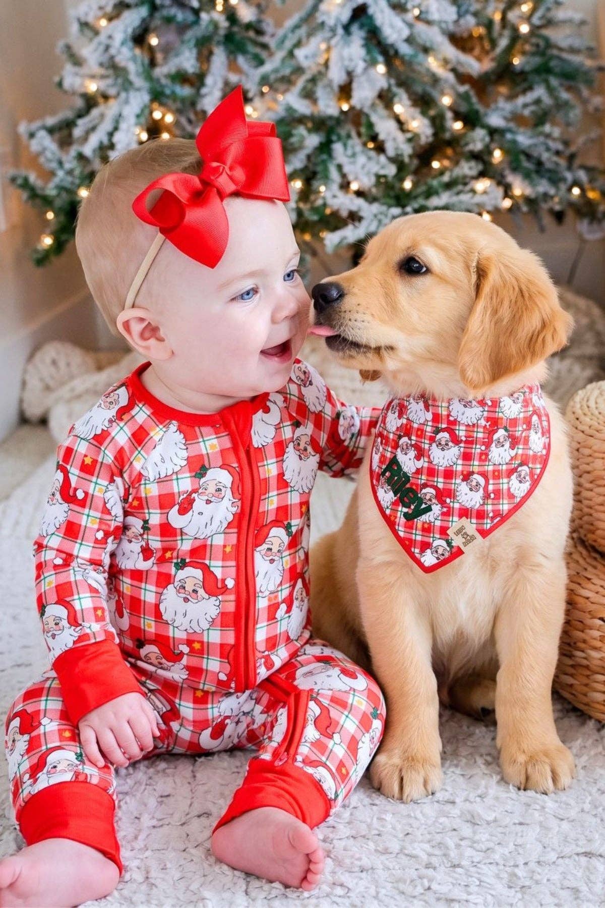 Cozy Claus Bamboo Convertible Zipper Romper