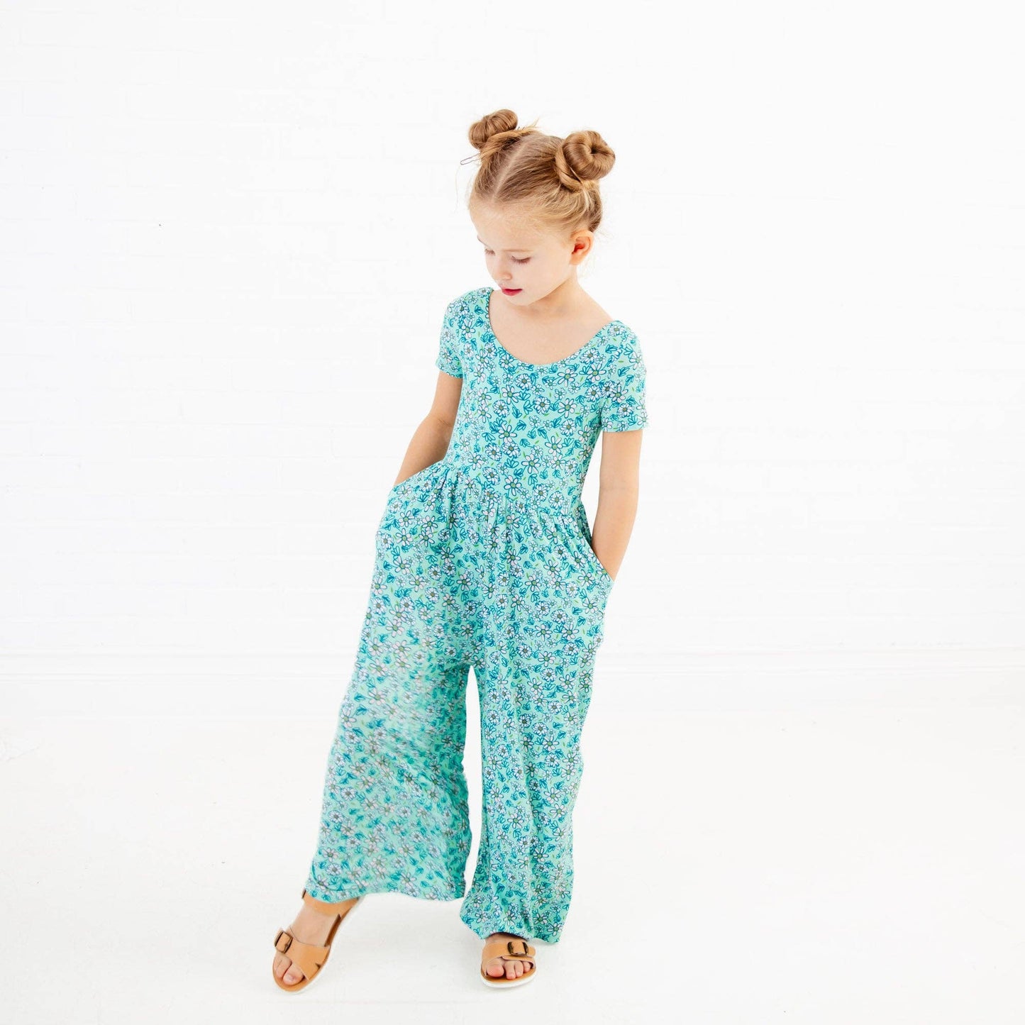 Driving Me Daisy Floral Leggy Romper