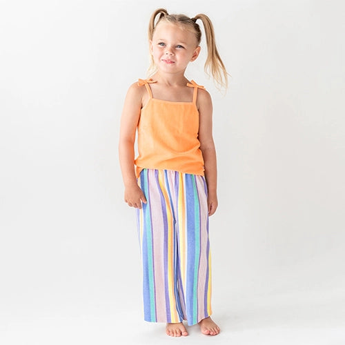 Melon Terry Knit Tie Tank