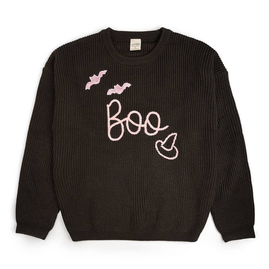 Boo Bat Knit Women's Sweater