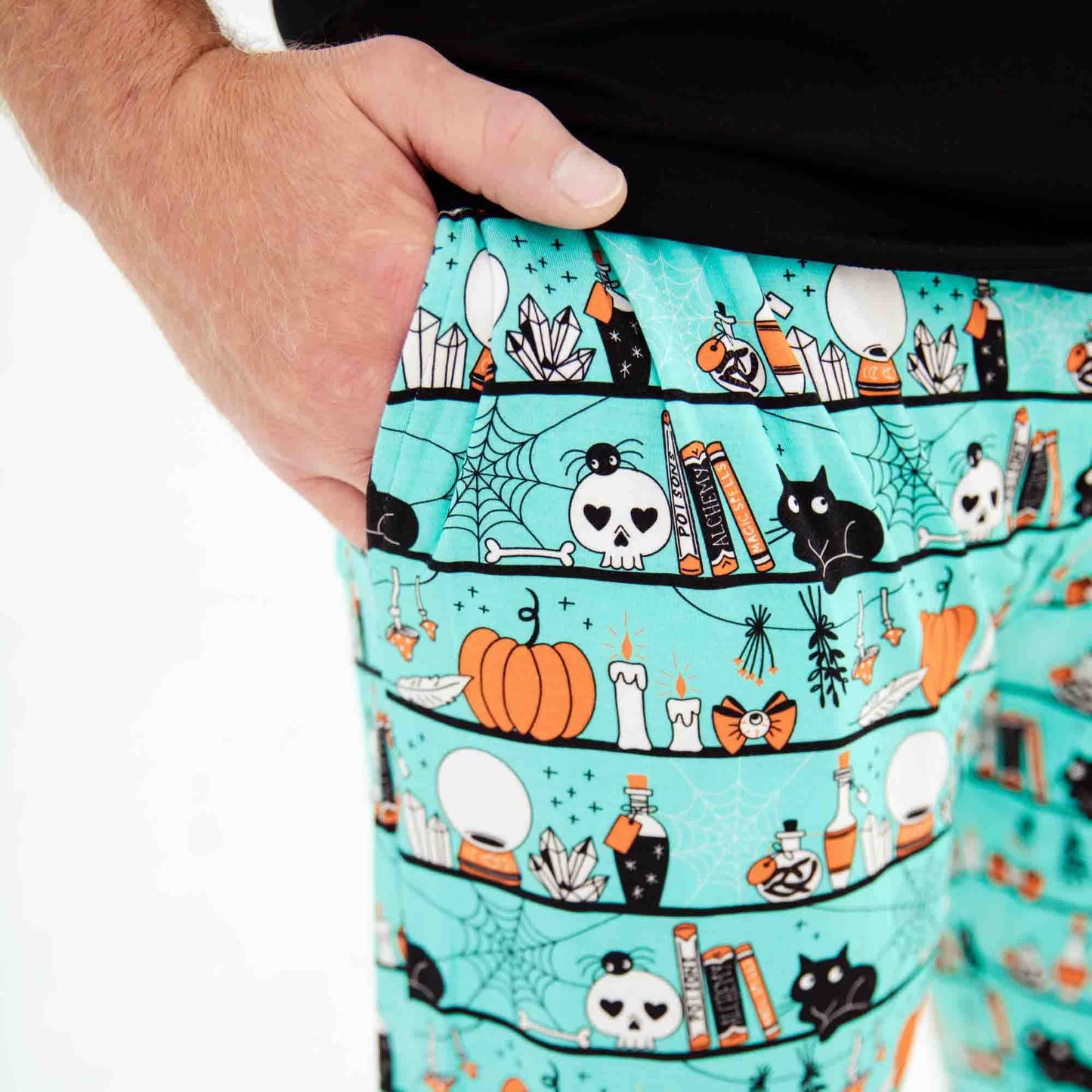 Drop Of Magic Men's Pajama Set in Teal