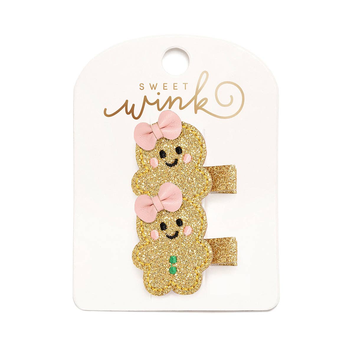 Gingerbread 2 Piece Clip Set