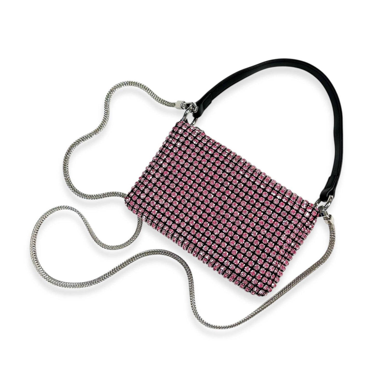 Pink Crystal Purse