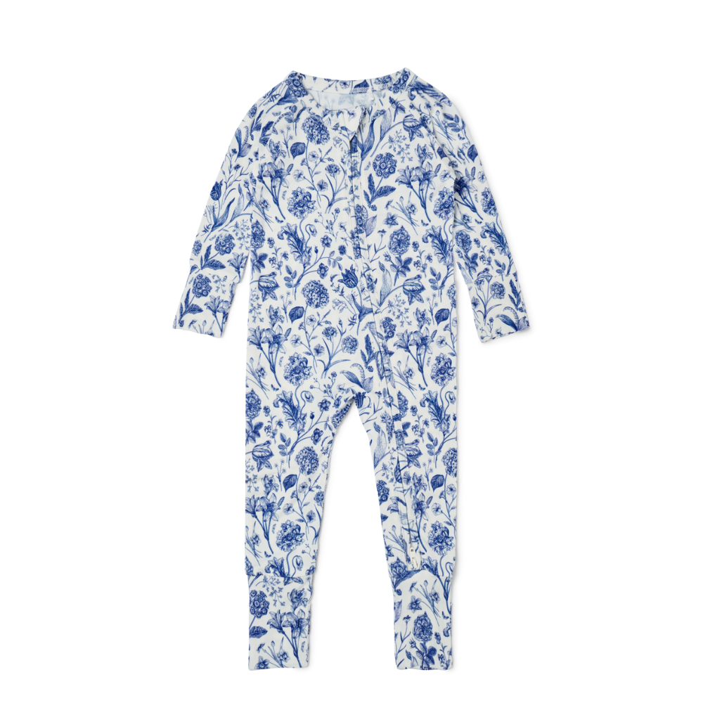 Porcelain Vine Bamboo Onesie