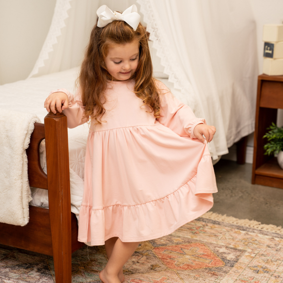 Perfect Pink Three Tier Dress