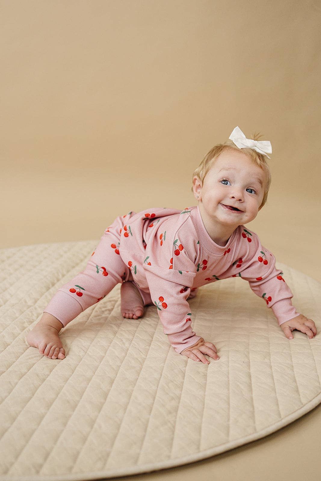 Blush Cherry Baby Jogger Set