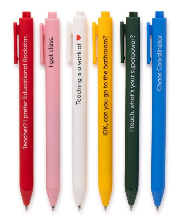 Teacher Love Gel Pen Set