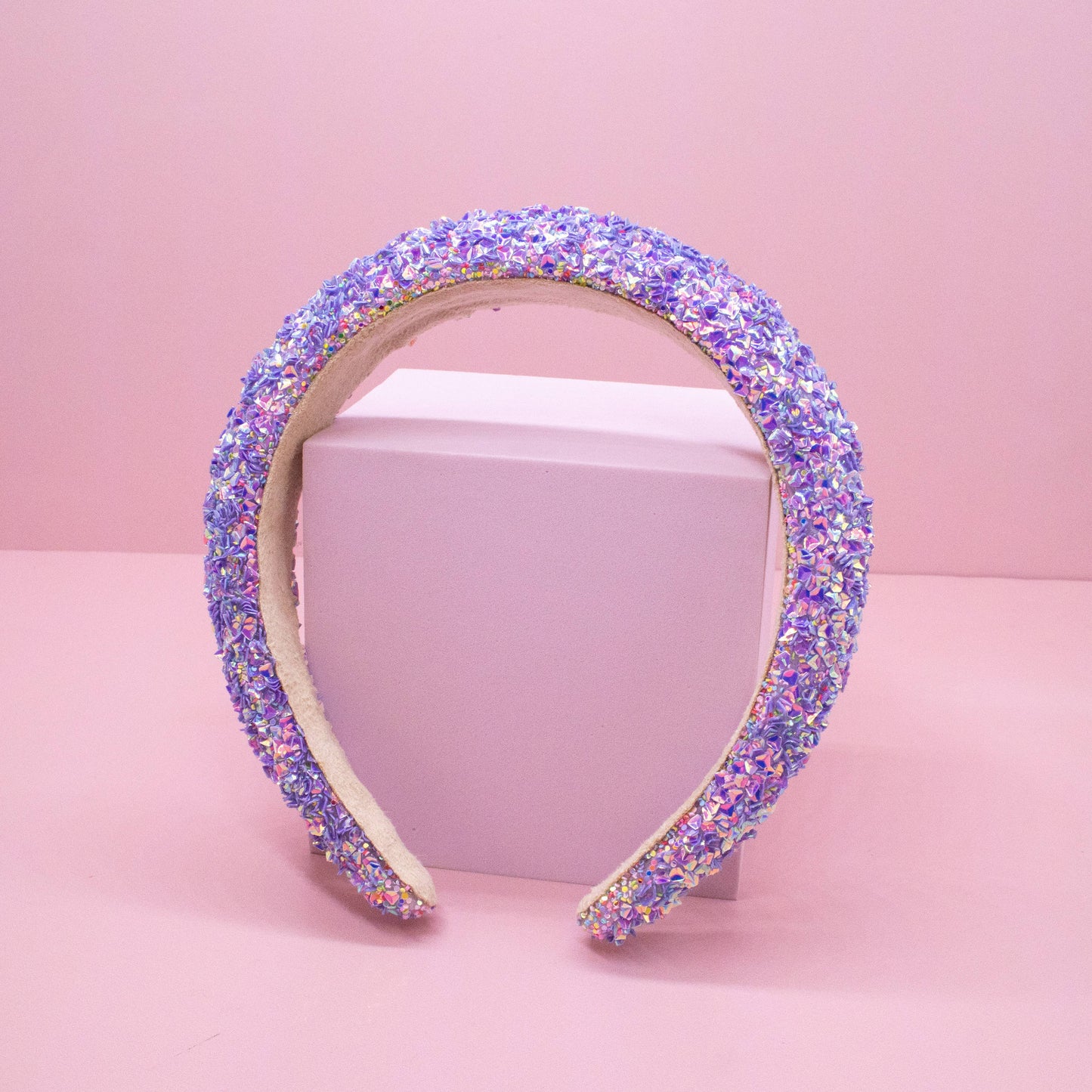 Chunky Sequin Purple Headband