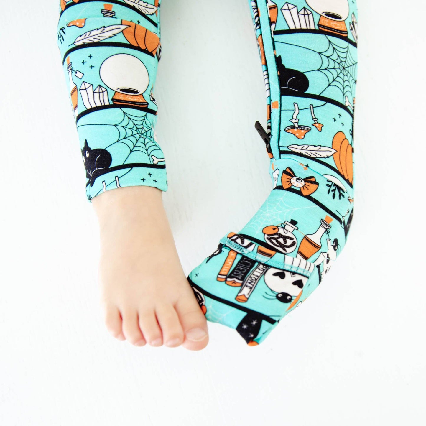 A Drop Of Magic Convertible Footie in Teal