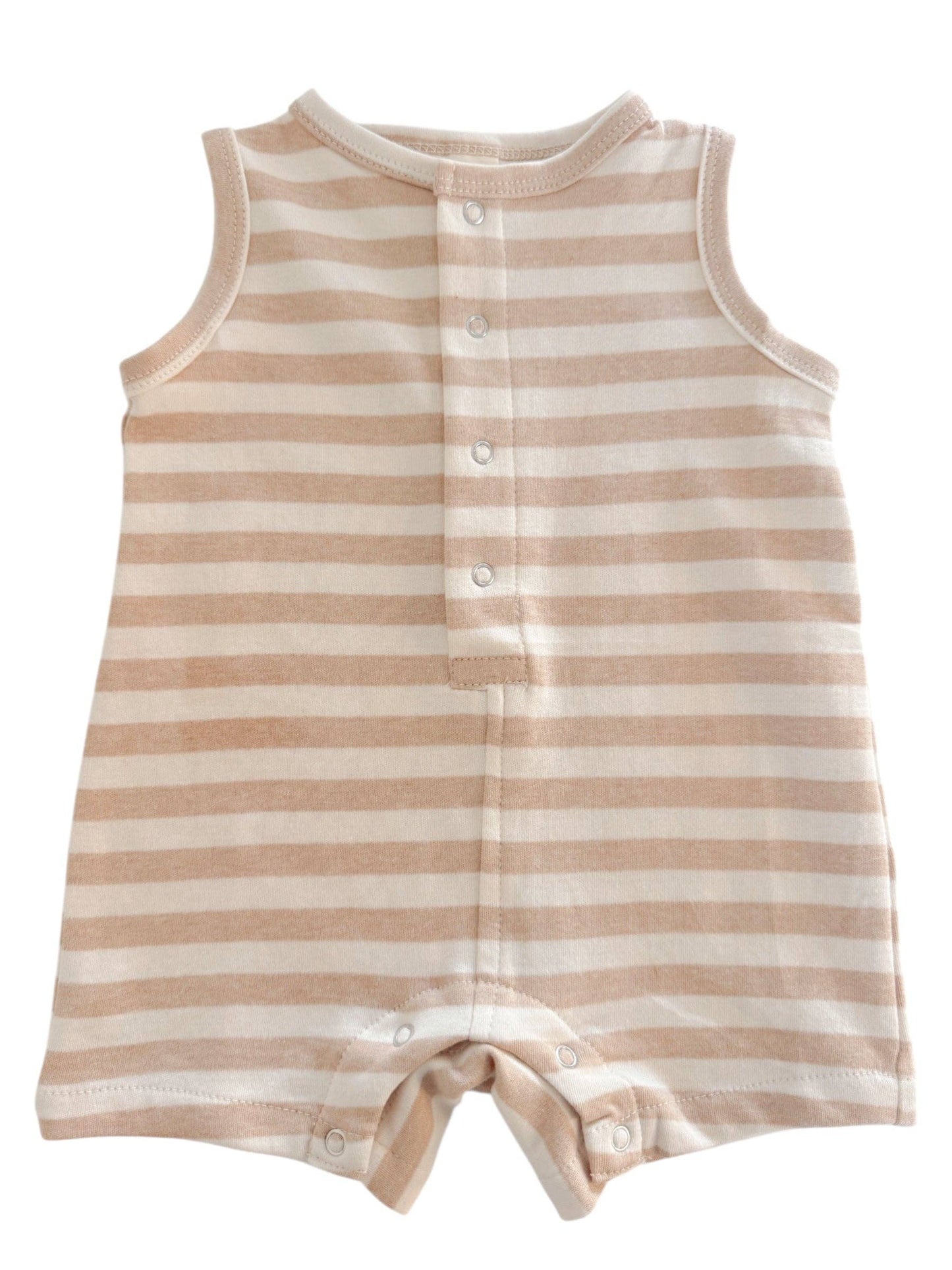 Biscuit Stripe Organic Cotton Shortie