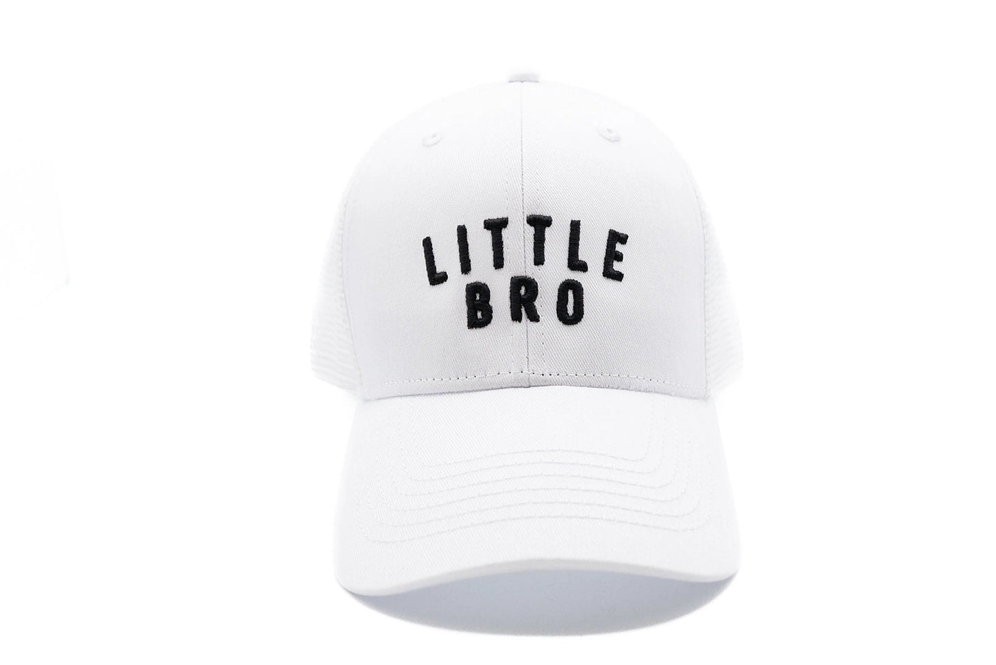 White Little Bro Snapback Hat