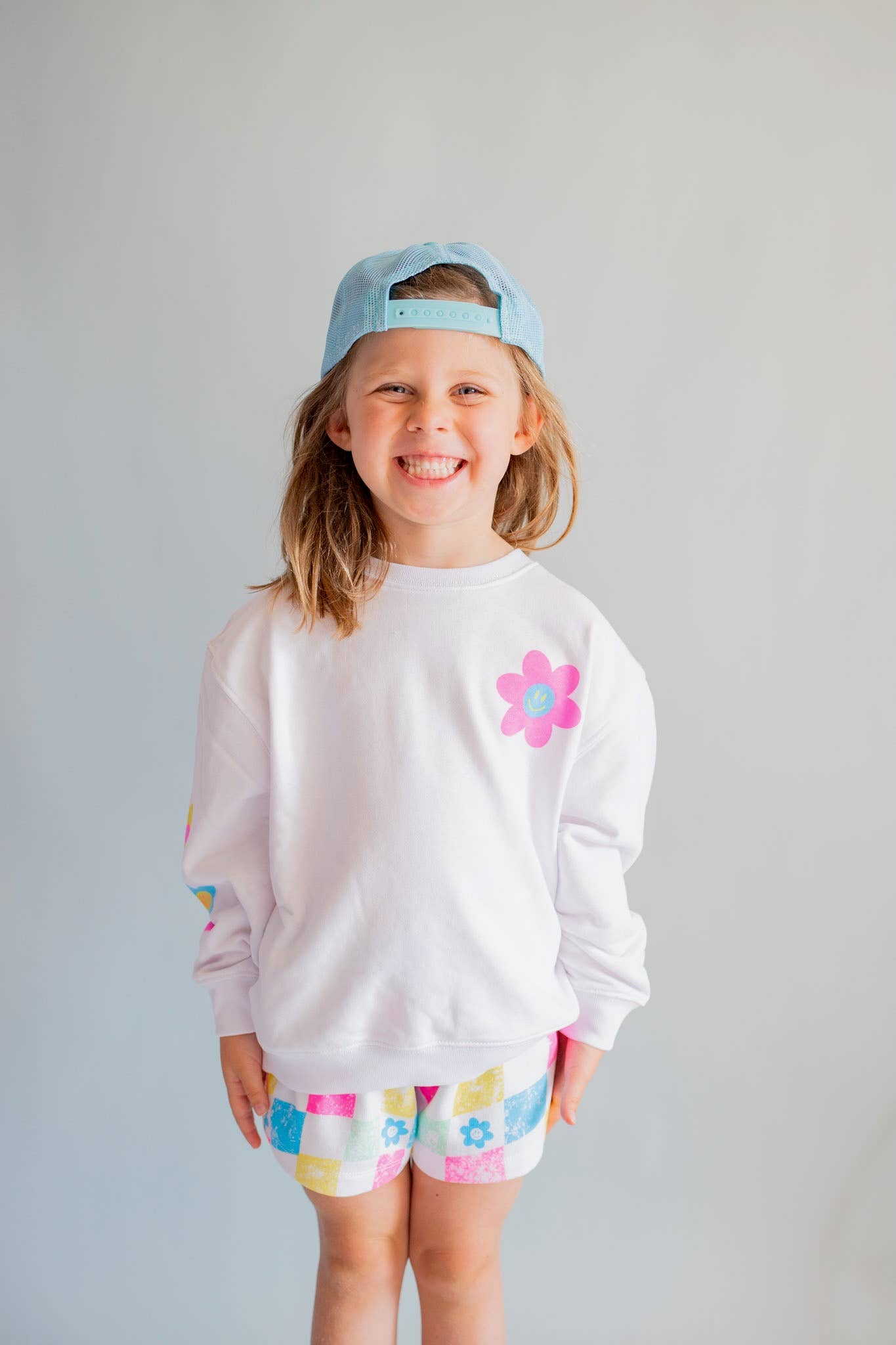Radiate Positivity Sweatshirt in White