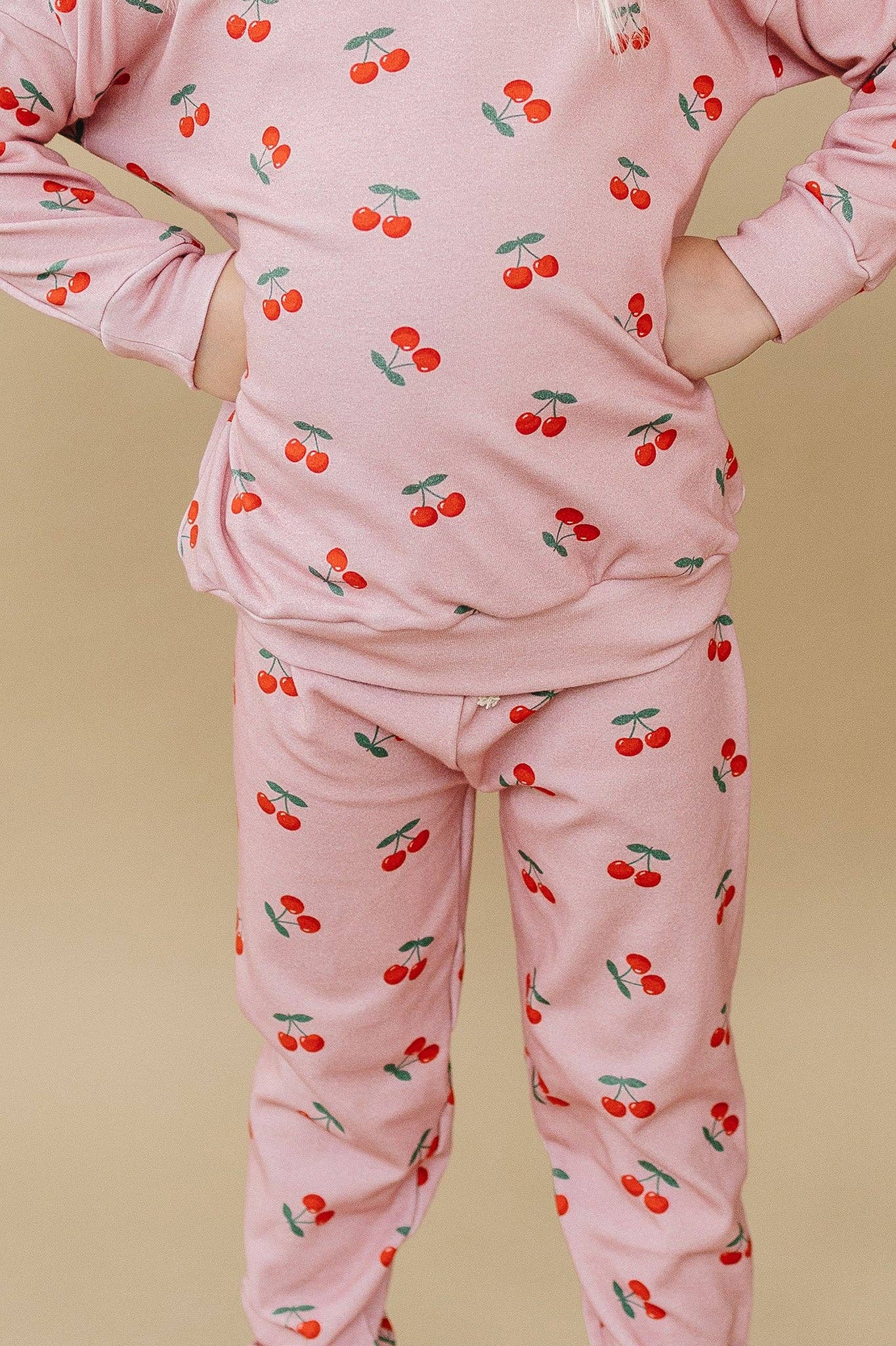 Blush Cherry Baby Jogger Set
