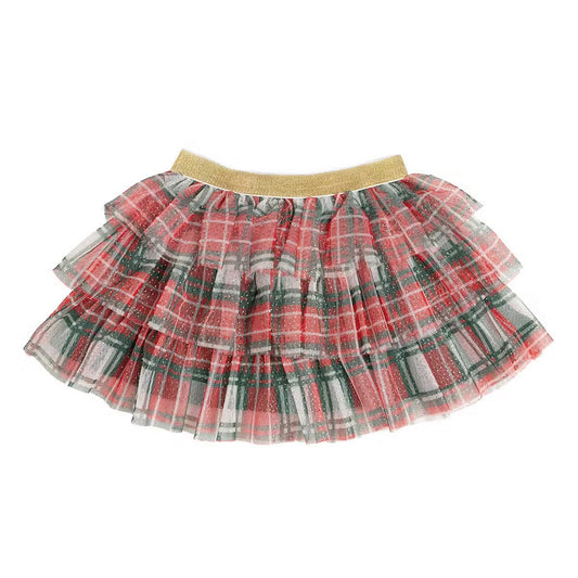 Sweet Wink Christmas Plaid Baby Tutu