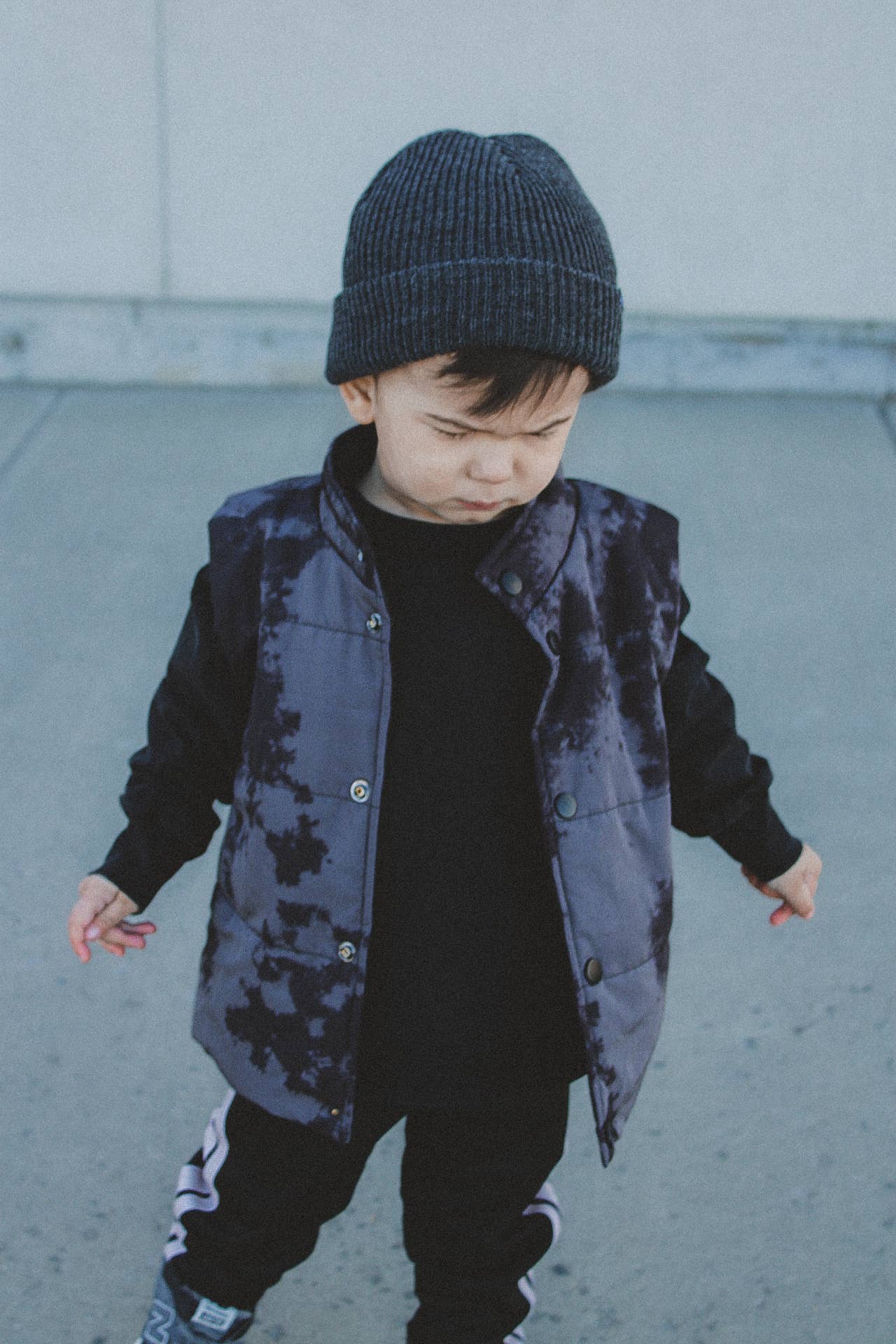 Midnight Tie Dye Vest