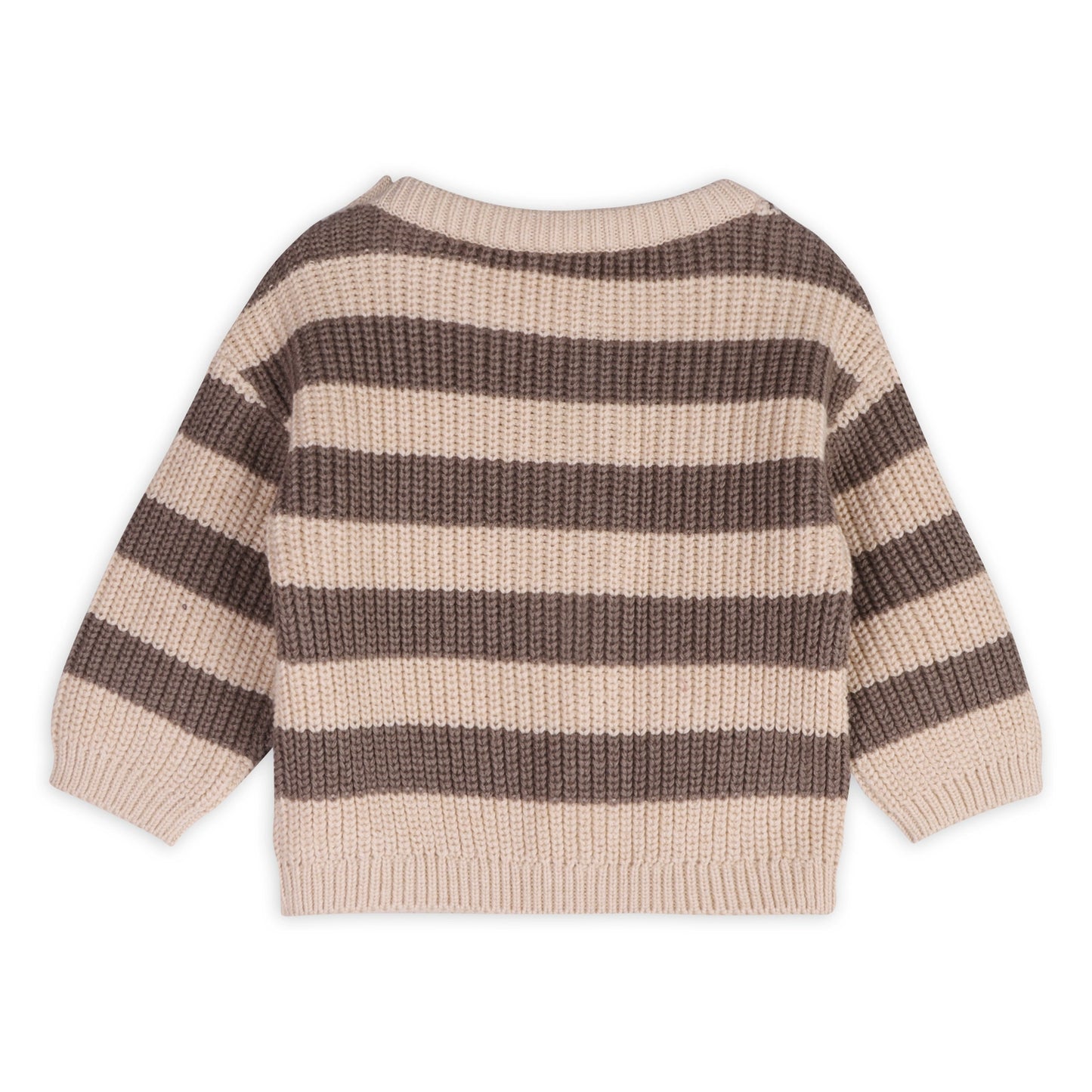 Stripe Chunky Sweater Knit Pullover