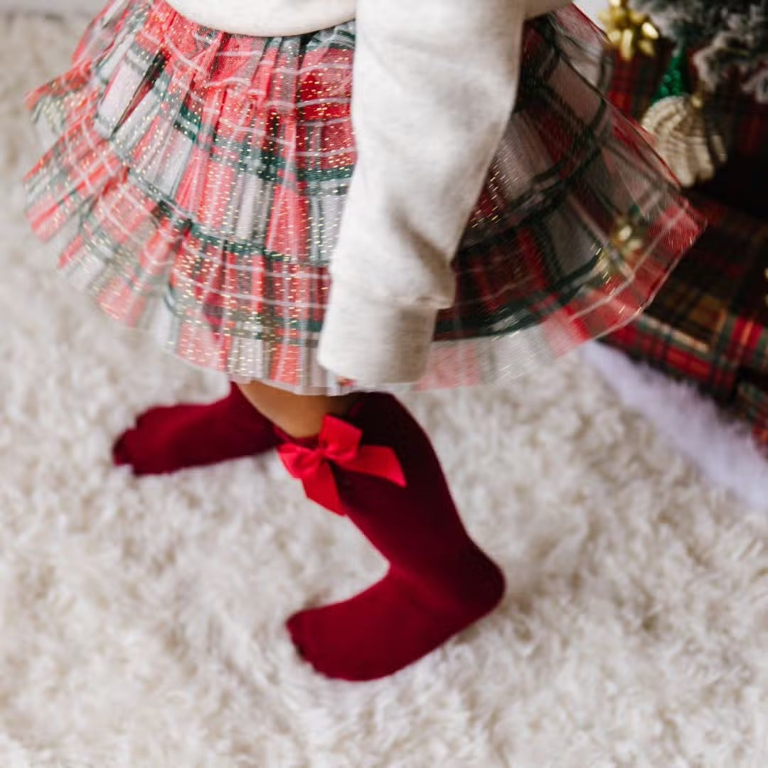 Sweet Wink Christmas Plaid Baby Tutu