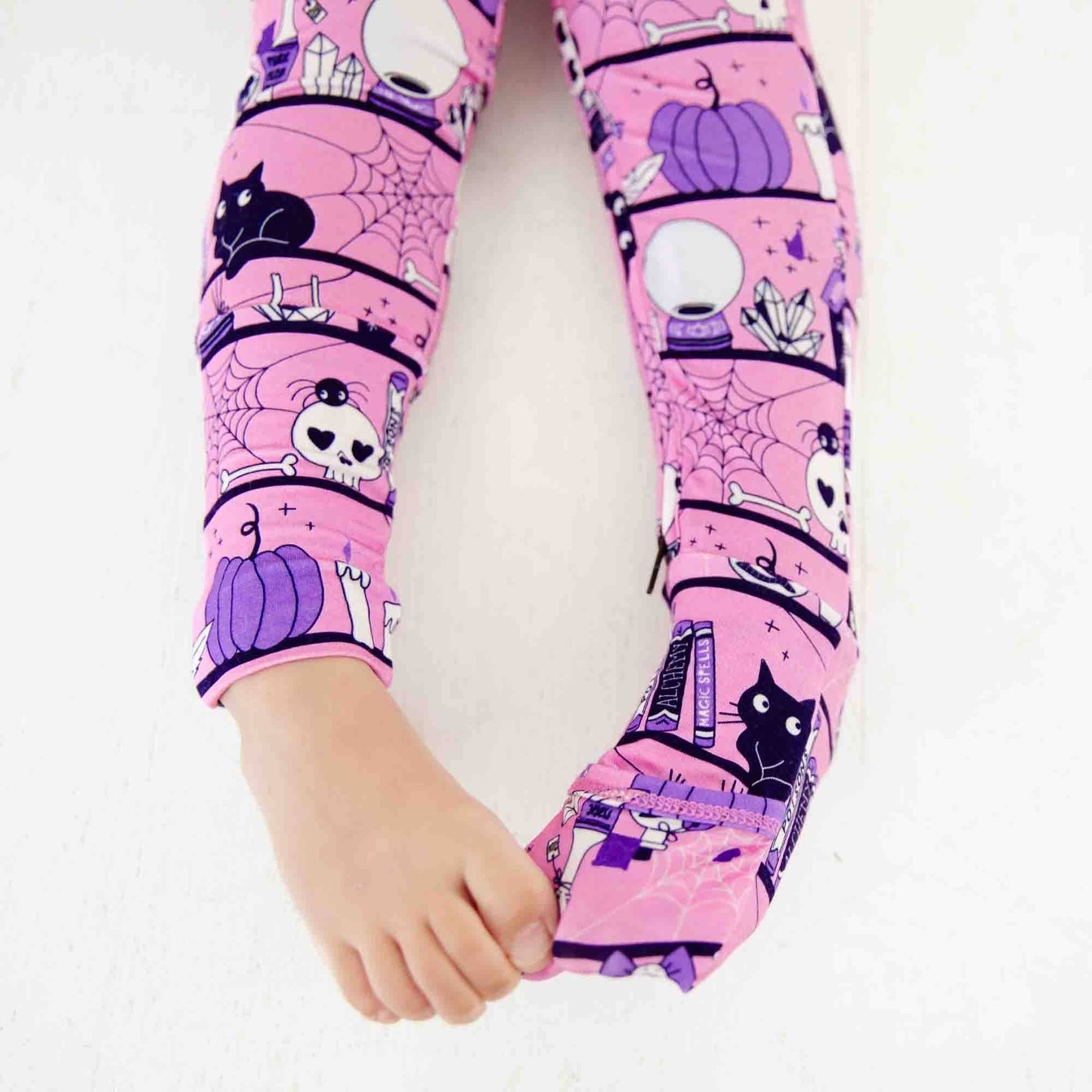 A Drop Of Magic Convertible Footie in Pink