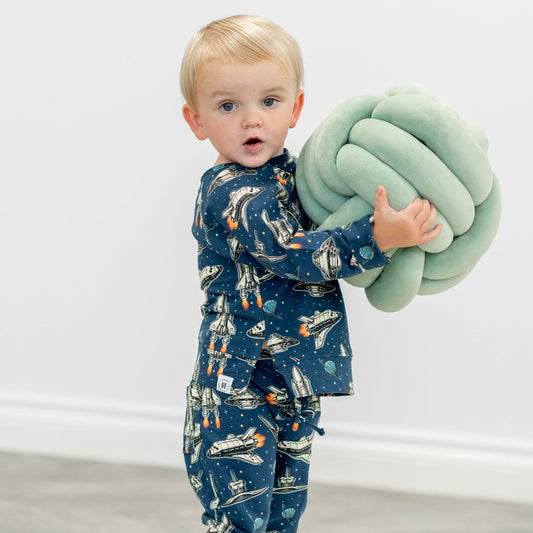 Deep In Orbit French Terry Bamboo Jogger Set