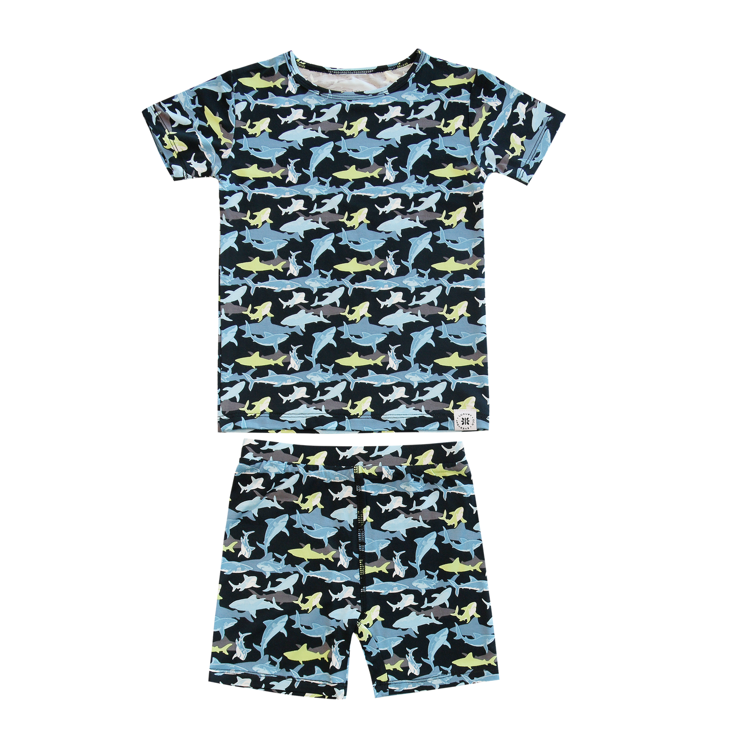 Sharky S/S Bamboo Pajama Set