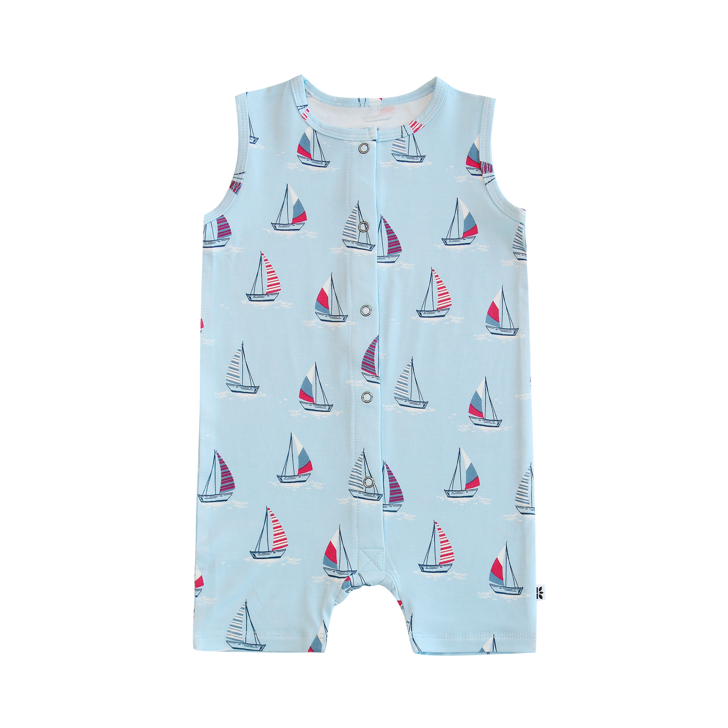 Sailboats Bamboo Tank Romper