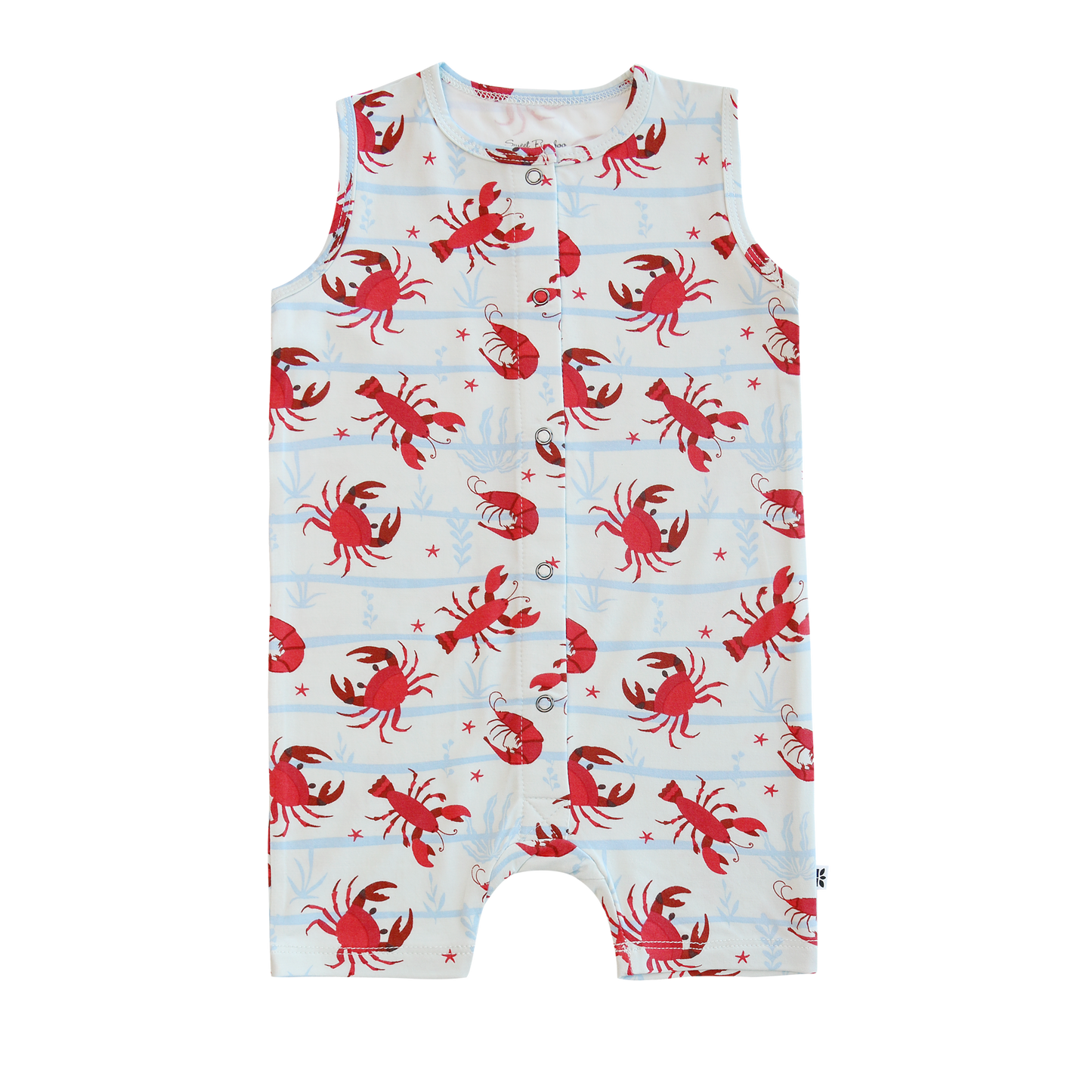 Feeling Crabby Bamboo Tank Romper