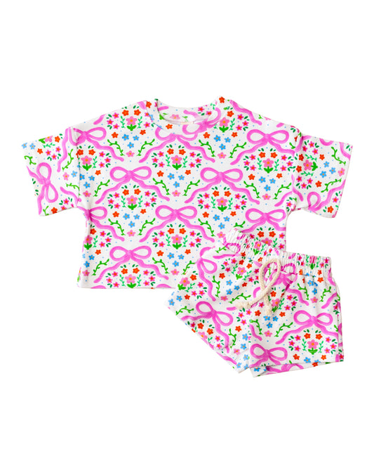 Coquette Garden Shorts Set