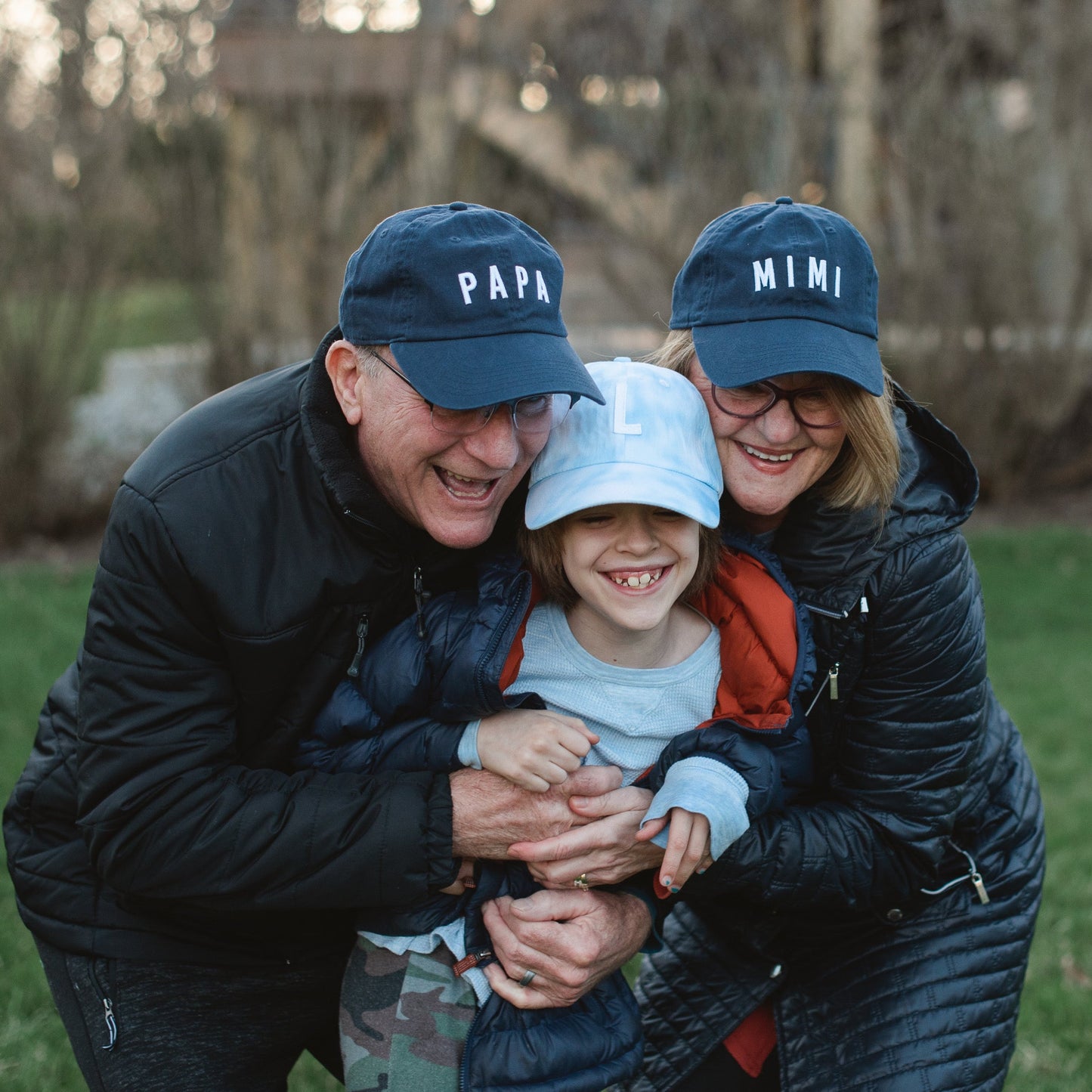 Navy Blue Papa Hat