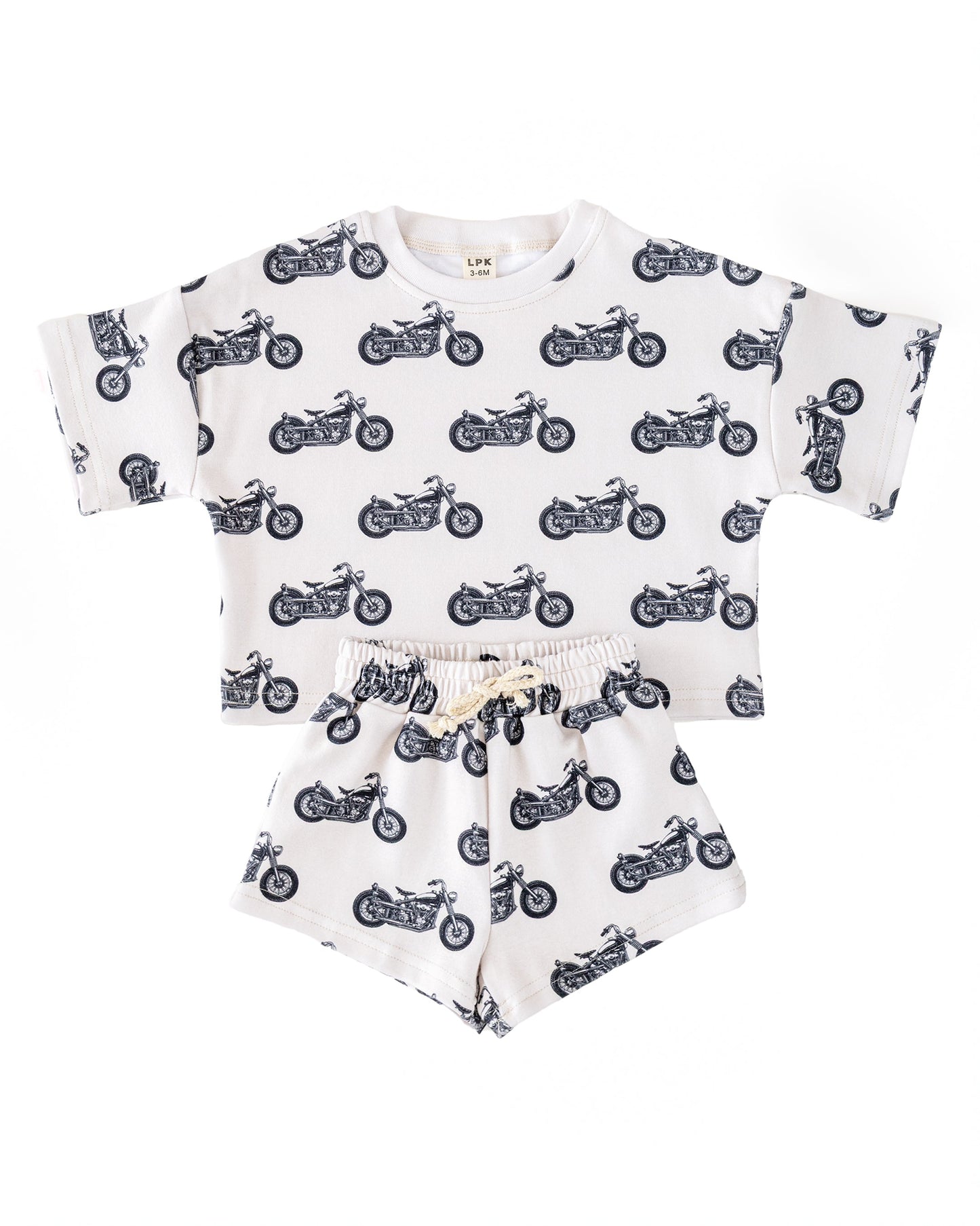Born to Ride Shorts Set