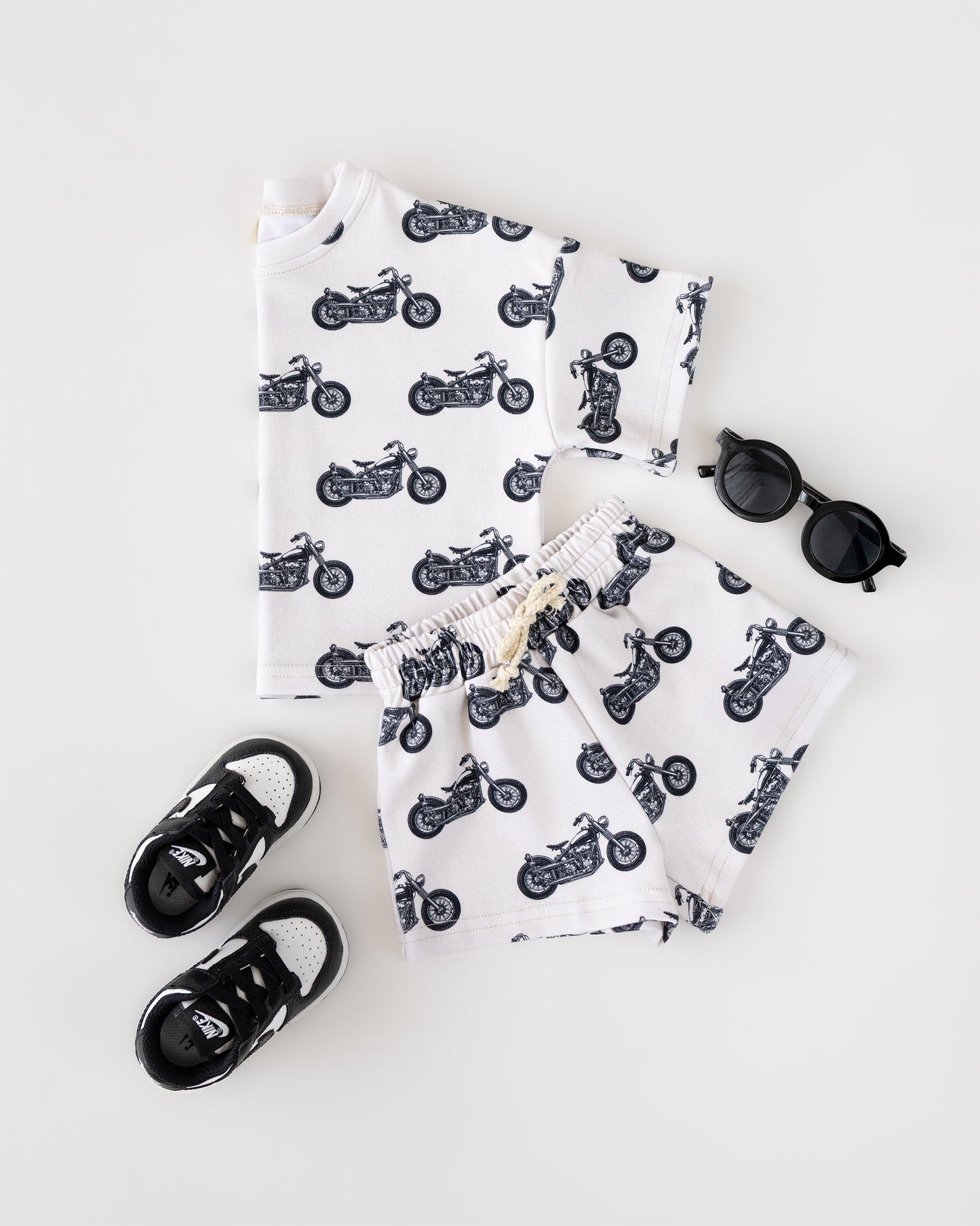 Born to Ride Shorts Set
