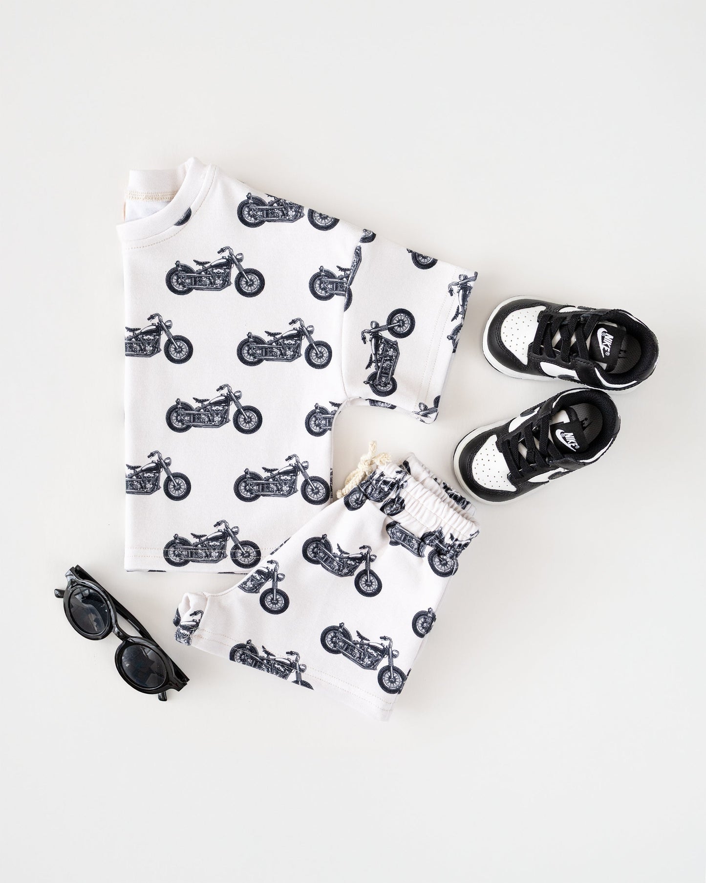 Born to Ride Shorts Set