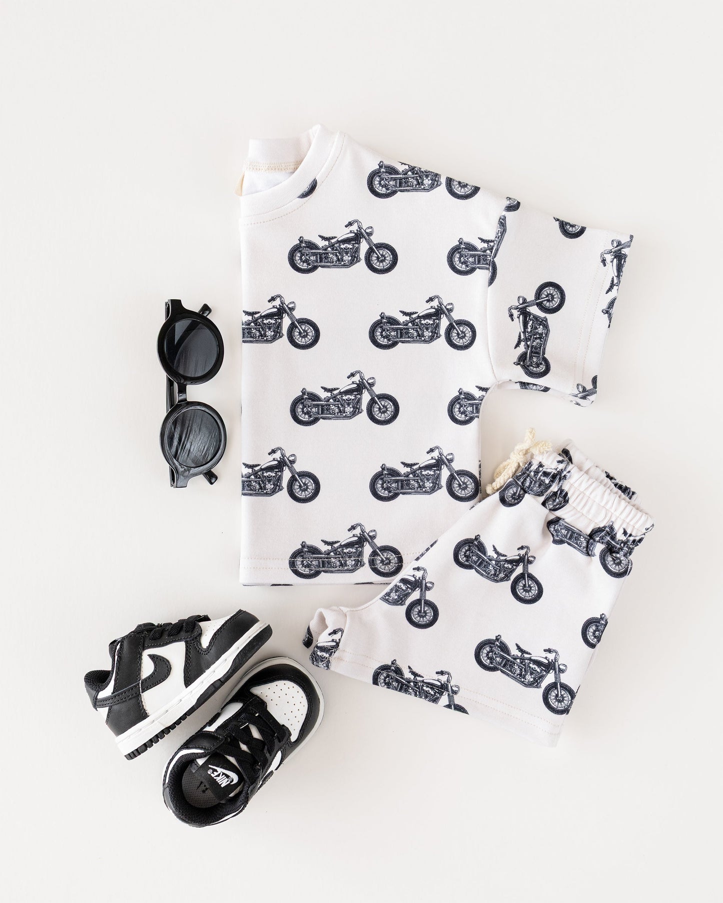 Born to Ride Shorts Set