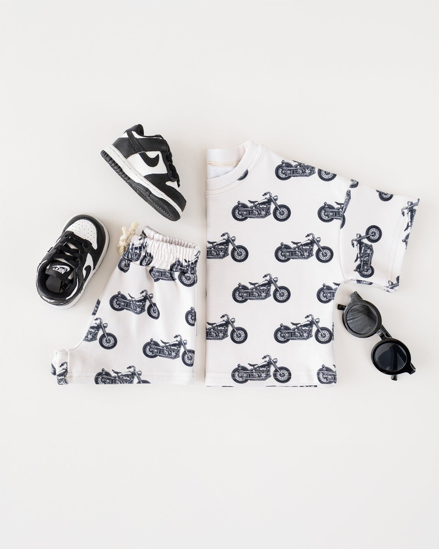 Born to Ride Shorts Set