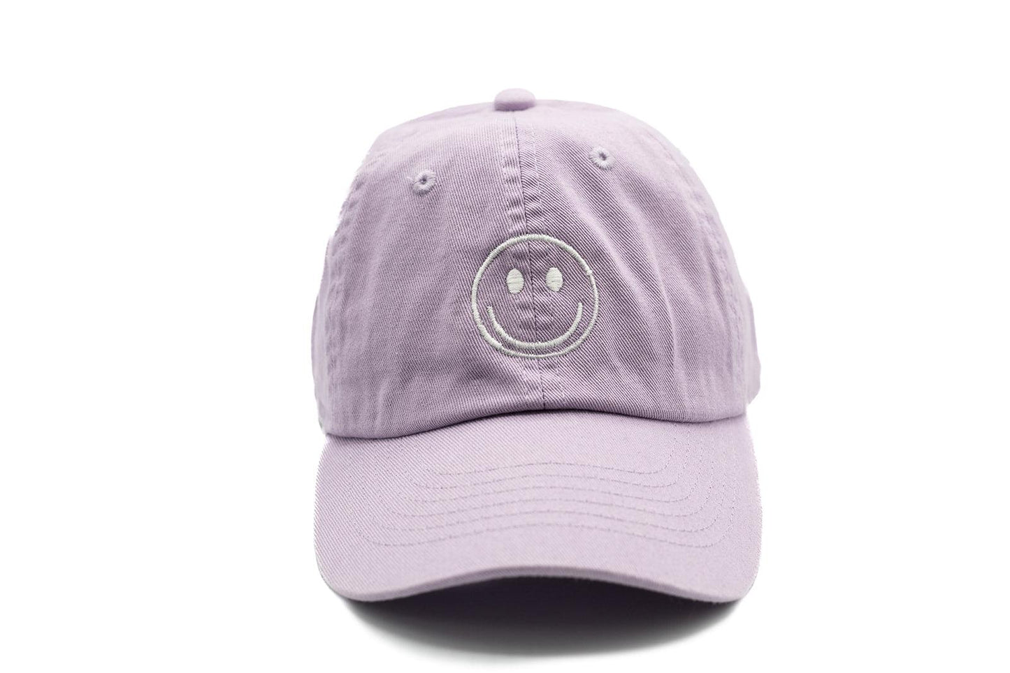 Lilac Smiley Face Hat