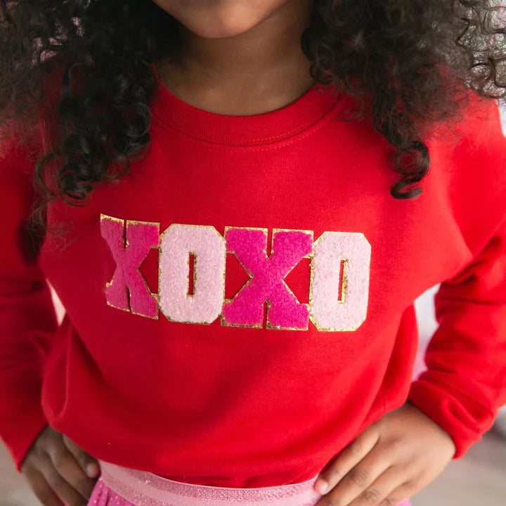 Sweet Wink XOXO Patch Sweatshirt