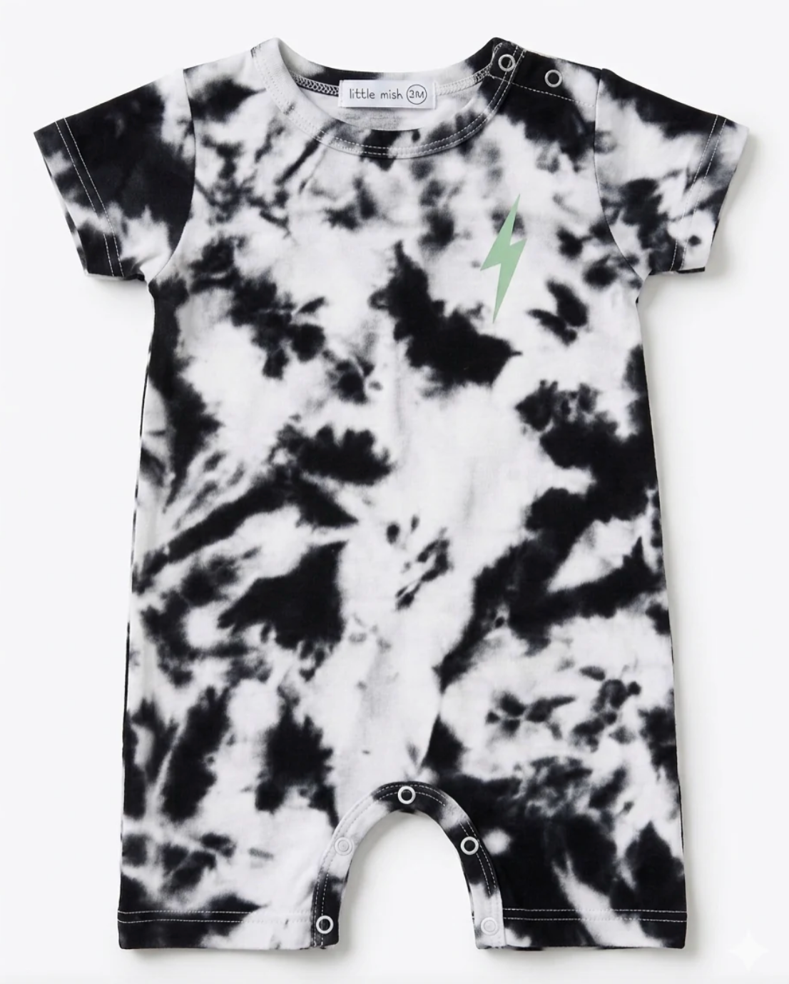 Black Rock Guitar Tie Dye Shortall
