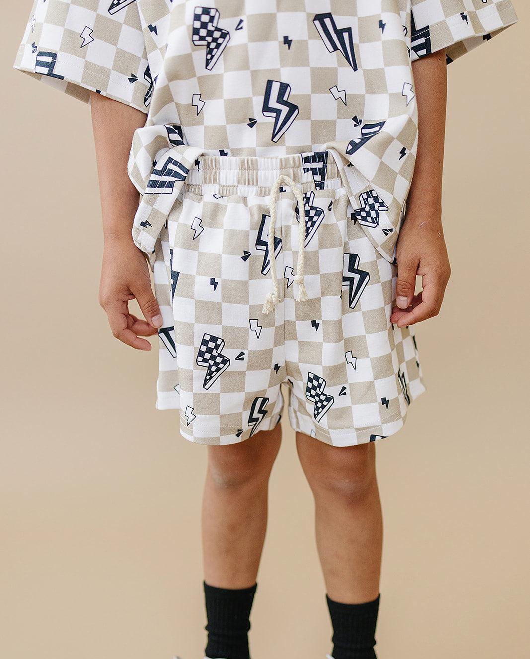 Summer Bolts Shorts Set